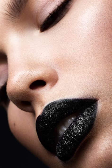 black lipstick porn